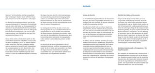 Methodik



Hannover“ auf die absehbar künftig demografiebe-               Die Region Hannover besteht in der Bedarfsplanung        Aufbau des Berichts                                           Überblick der Städte und Gemeinden
dingt schwierigere Situation in der ärztlichen Versor-         im Bereich der Kassenärztlichen Vereinigung Nieder-
gung hinzuweisen und die Perspektiven aufzuzeigen.             sachsen aus zwei Planungsbereichen. Die Landes-          Im anschließenden Kapitel findet sich der Basisteil des       Für jede Stadt oder Gemeinde finden sich neun
                                                               hauptstadt Hannover ist einer und die 20 Kommunen        Berichtes, der neben ausgewählten Merkmalen der je-           ausgewählte beschreibende Merkmale. Die Grafik
Im aktuellen Gesetzgebungsverfahren zum GKV-Ver-               der Region Hannover um die Landeshauptstadt herum        weiligen Stadt oder Gemeinde die aktuelle ambulante           der Region zeigt dabei im blau unterlegten Bereich
sorgungsstrukturgesetz ist vorgesehen, die Bedarfspla-         sind ein weiterer Planungsbereich.                       ärztliche Versorgungslage darstellt.                          die geografische Lage an. Darüber hinaus werden für
nung zu ändern und stärker am Versorgungsbedarf zu                                                                                                                                    alle 20 Kommunen (die Landeshauptstadt Hannover
                                                                                                                        Dem Basisteil schließt sich im nächsten Kapitel der
orientieren. Das Zentralinstitut für die kassenärztliche       Der vorliegende Bericht hat das Ziel, in Form eines                                                                    nicht mit einbezogen) Ränge für die entsprechenden
                                                                                                                        Ergebnisteil an, der die ambulante Versorgungssitua-
Versorgung in Berlin berechnet derzeit im Auftrag aller        Versorgungsatlas die haus- und fachärztlichen Versor-                                                                  Merkmale gebildet, um einen Vergleich innerhalb der
                                                                                                                        tion noch einmal zusammenfassend erörtern soll. Den
Kassenärztlichen Vereinigungen, wie sich der regio-            gungsstrukturen in den 20 Städten und Gemeinden                                                                        Region Hannover zu ermöglichen. Um eine Wertung
                                                                                                                        Abschluss des Berichtes bildet der Diskussionsteil, der
nale Versorgungs- und Arztbedarf bis zum Jahr 2025             der Region Hannover kleinräumig darzustellen. Dabei                                                                    zu vermeiden, wird bei allen Merkmalen der größte
                                                                                                                        sich mit der bisherigen und zukünftigen Bedarfspla-
entwickeln wird (Rieser 2011).                                 wird auch die Alterstruktur der niedergelassenen Ärzte                                                                 Wert dem Rang 1 zugeordnet, der kleinste Wert dem
                                                                                                                        nung sowie Handlungsmöglichkeiten auseinander-
                                                               berücksichtigt, damit potenzielle Versorgungslücken                                                                    Rang 20. Unter der Tabelle werden die direkt angren-
                                                                                                                        setzt.
Von zu vielen Ärzten in Deutschland spricht das Wis-           in den nächsten 5 Jahren frühzeitig erkannt werden                                                                     zenden Städte und Gemeinden aufgelistet, da sie in
senschaftliche Institut der AOK (WIdO) in einer Studie         können.                                                  Im Anhang wird die räumliche Verteilung der ausge-            der Tabelle ‚Medizinische Versorgung ausgewählter
von Klose und Rehbein (2011), die schlicht ungleich-                                                                    wählten Facharztgruppen mit Hilfe von geografischen           Facharztgruppen’ berücksichtigt werden.
mäßig verteilt sind. Über alle Arztgruppen hinweg              Der Bericht soll die derzeit allenthalben in der Öf-     Informationssystemen (GIS) dargestellt. Die Grafiken
wird das rechnerische Plansoll für alle Planungsberei-         fentlichkeit diskutierte „ärztliche Versorgung auf dem   zeigen die einzelnen Niederlassungen in ihrer tat-
che zusammengefasst um 26% überschritten. Den-                 Lande“ für die 20 Städte und Gemeinden in der Fläche     sächlichen Lage innerhalb der Region Hannover. Die            Verhältnis Einwohnerzahl zu Vertragsärzten / Ver-
noch räumt auch die WIdO-Studie ein, dass sich im              der Region Hannover konkretisieren und anhand            Landeshauptstadt Hannover wird nicht berücksichtigt,          tragstherapeuten
hausärztlichen Bereich erhebliche regionale Unter-             ausgewählter haus- und fachärztlicher Gebiete Hand-      da aufgrund der hohen Dichte hier eine Darstellung
schiede zu Lasten der ländlichen Regionen ausmachen            lungsbedarfe und -möglichkeiten darstellen.              keinen Mehrwert an Information bringt. Abschließend           Das Verhältnis der Einwohnerzahl zu Vertragsärzten /
lassen.                                                                                                                 finden sich in alphabetischer Reihenfolge der Facharzt-       Vertragstherapeuten errechnet sich aus der Division
                                                                                                                        gruppen die Adressen der jeweiligen Versorgungsein-           von ‚Einwohner gesamt’ (Zähler) und der Anzahl der
                                                                                                                        richtung.                                                     Hausärzte bzw. der Summe aller Fachärzte (Nenner)
                                                                                                                                                                                      und der KV angeschlossenen nichtärztlichen Thera-
                                                                                                                                                                                      peuten. Zum Vergleich mit den anderen Städten und
                                                                                                                                                                                      Gemeinden finden sich auch hier die Ränge.



                                                           8                                                                                                                      9
 