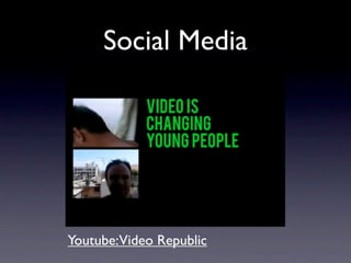 Social Media




Youtube:Video Republic
 