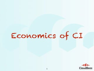 Economics of CI
5
 