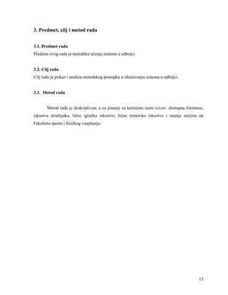 Metod Rada Презентација о одбојци | PDF