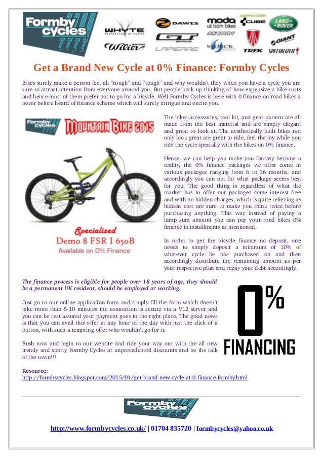 0 bike finance