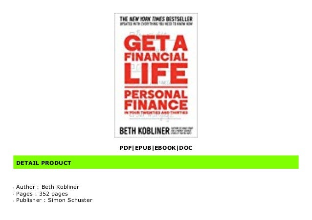 Free P D F Get A Financial Life Personal Finance In Your Twenties