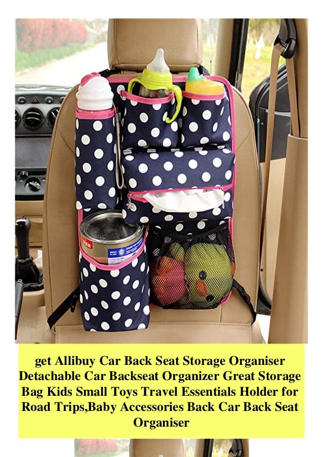 Get Allibuy Car Back Seat Storage Organiser Detachable Car Backseat O