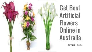 Get Best
Artificial
Flowers
Online in
Australia
Bowral • NSW
 
