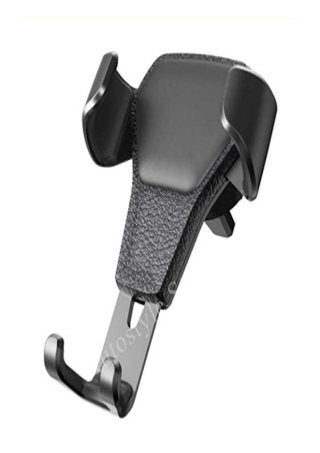 get Car Air Vent Gravity Bracket Car Phone Holder Accessories For Peugeot 106 206 207 208 306 307 308 sw 3008 cc 407 2008 4008 5008-Black 
