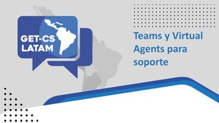 Teams y Virtual
Agents para
soporte
 