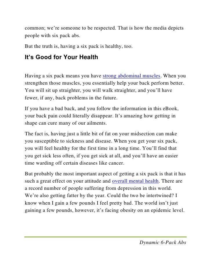 The truth about six pack abs full version pdf