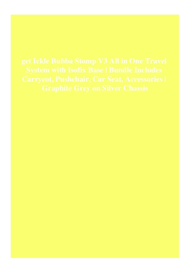 ickle bubba stomp v3 accessories