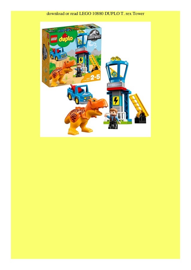 duplo t rex tower