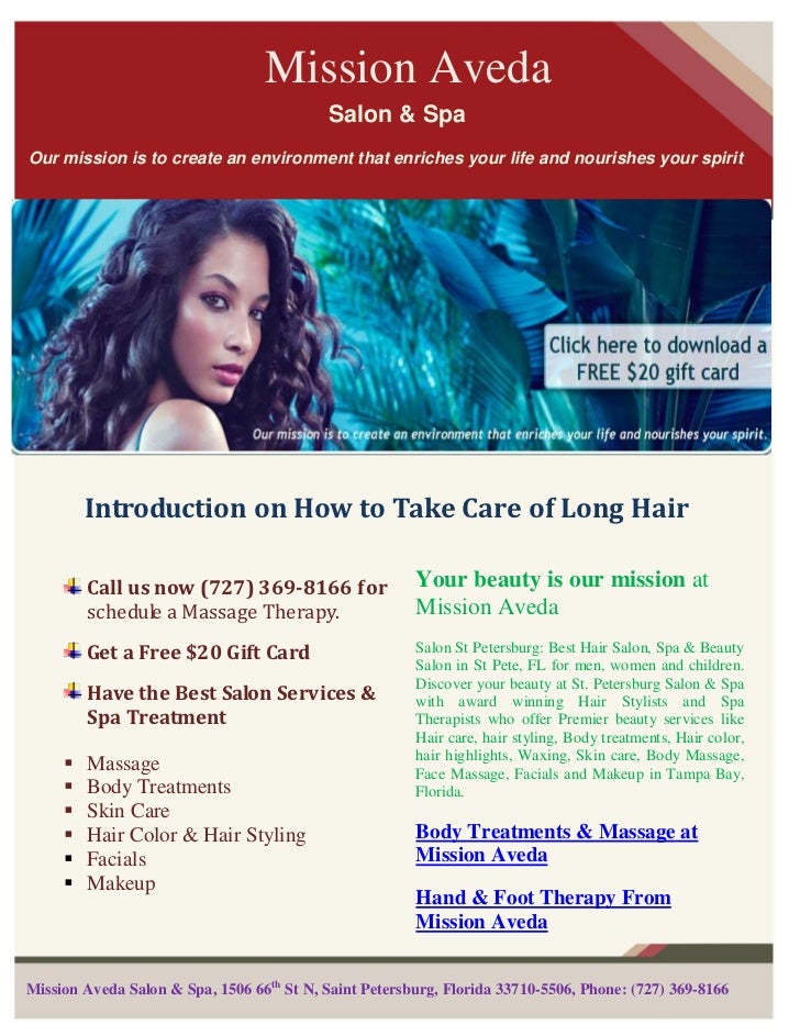 Get Natural Beauty At Aveda Salon In St Petersburg Fl