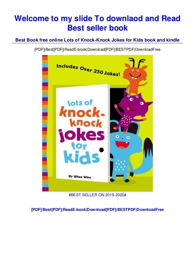 Get Or Download Download In Pdf Lots Of Knock Knock Jokes For Kid