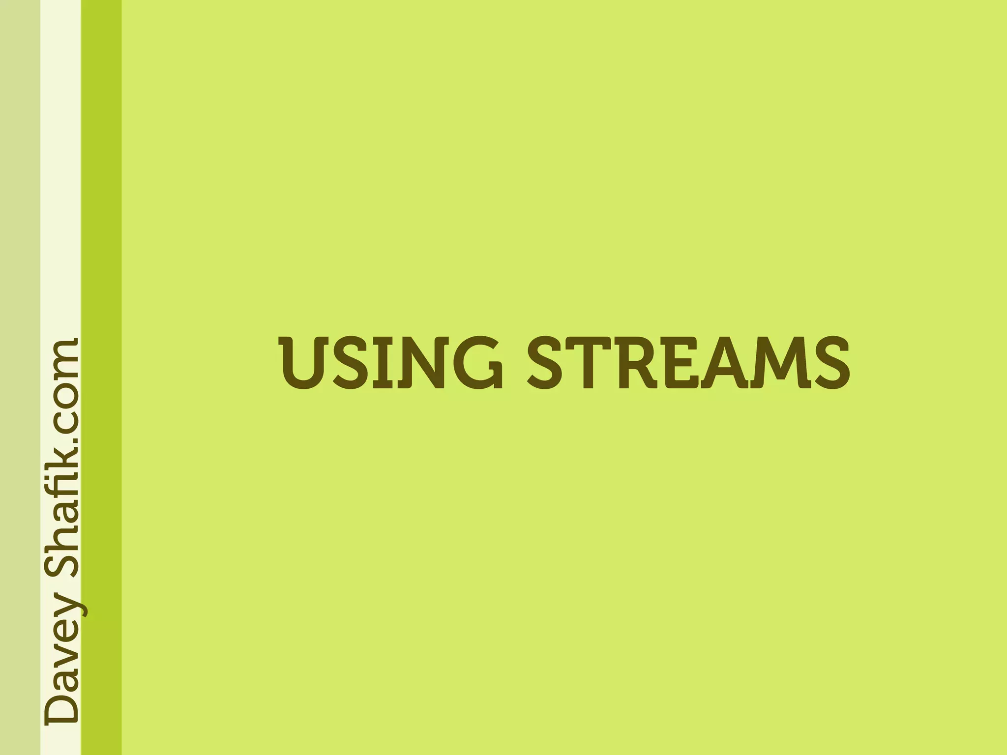 Get Soaked - An In Depth Look At PHP Streams