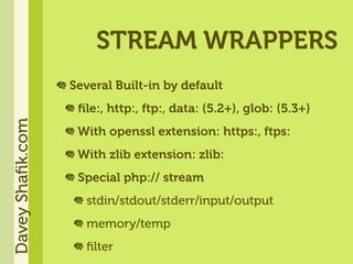 Get Soaked - An In Depth Look At PHP Streams