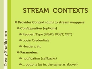 Get Soaked - An In Depth Look At PHP Streams