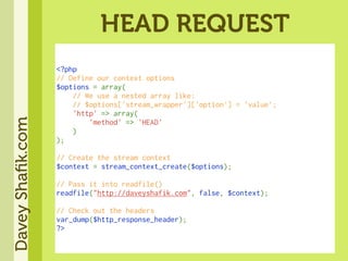 Get Soaked - An In Depth Look At PHP Streams