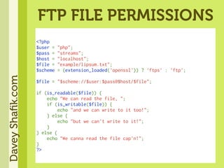 Get Soaked - An In Depth Look At PHP Streams