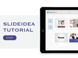 Get started with SlideIdea
