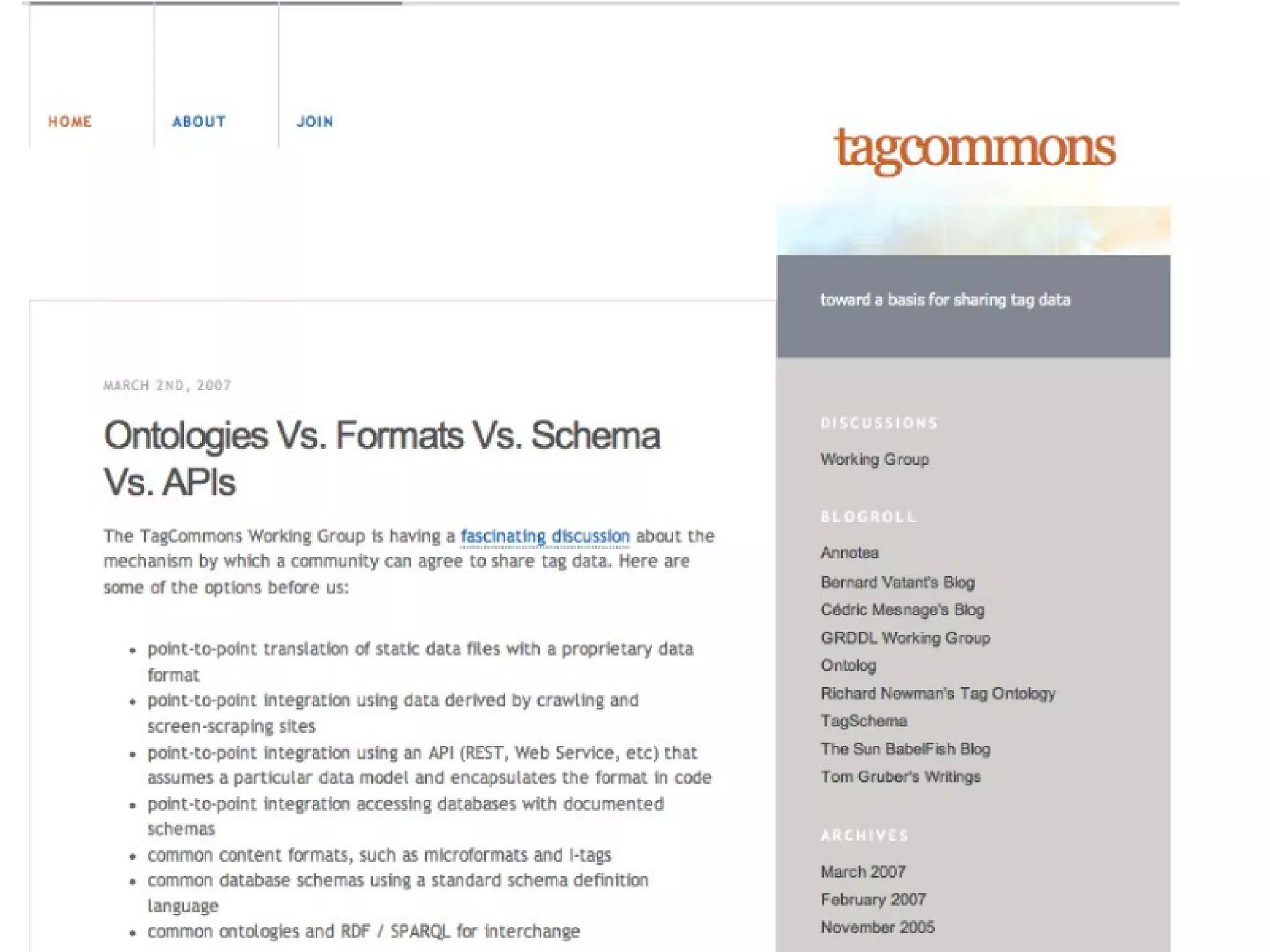 Tag You're It - from SXSW 2007