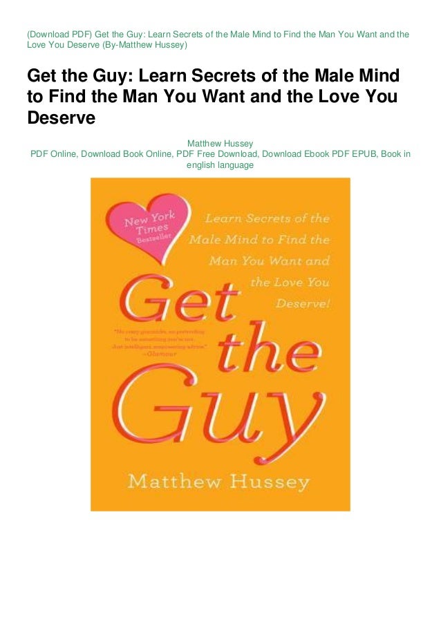 Get The Guy Matthew Hussey Pdf Free