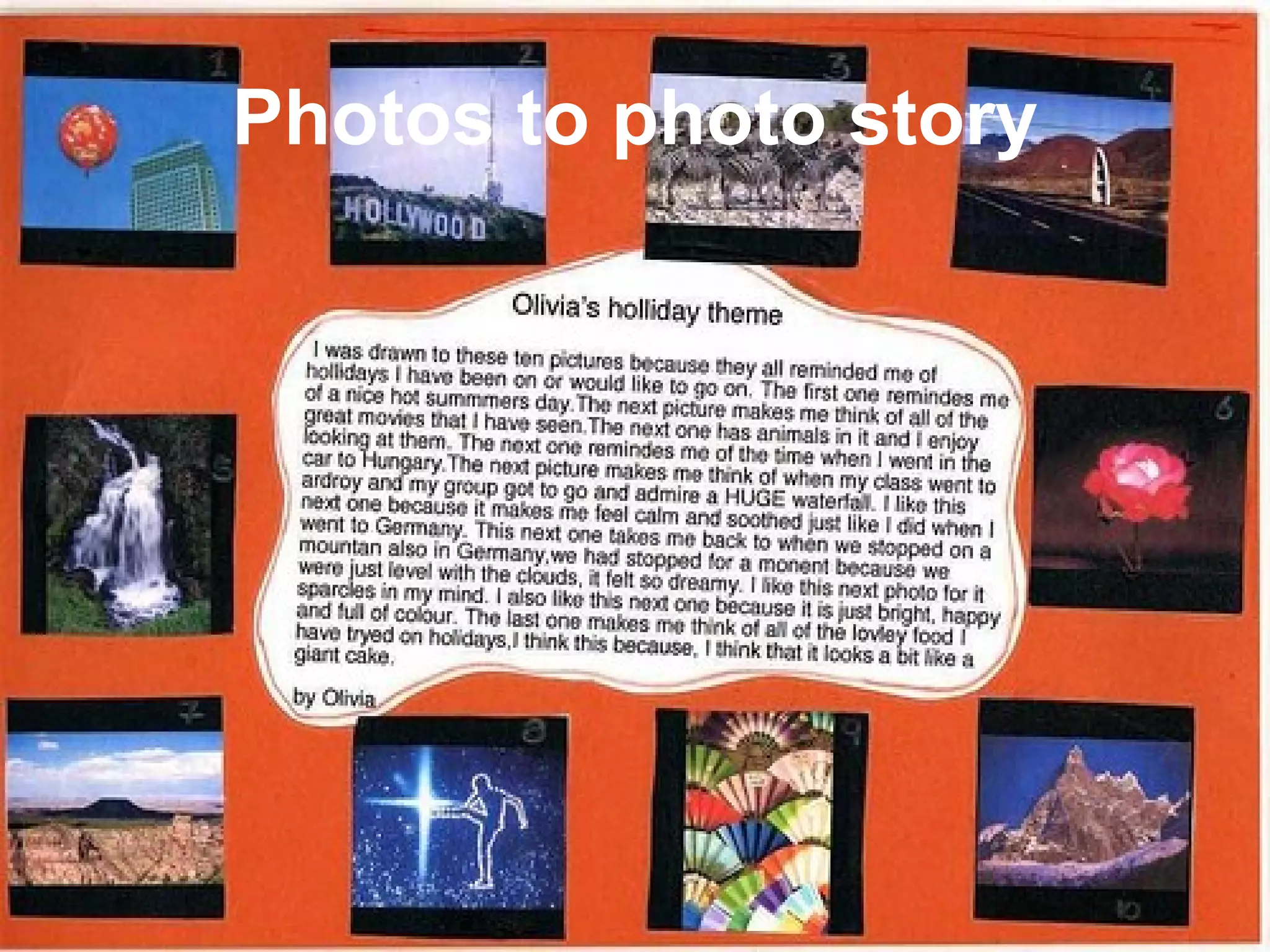 Photos to photo story 