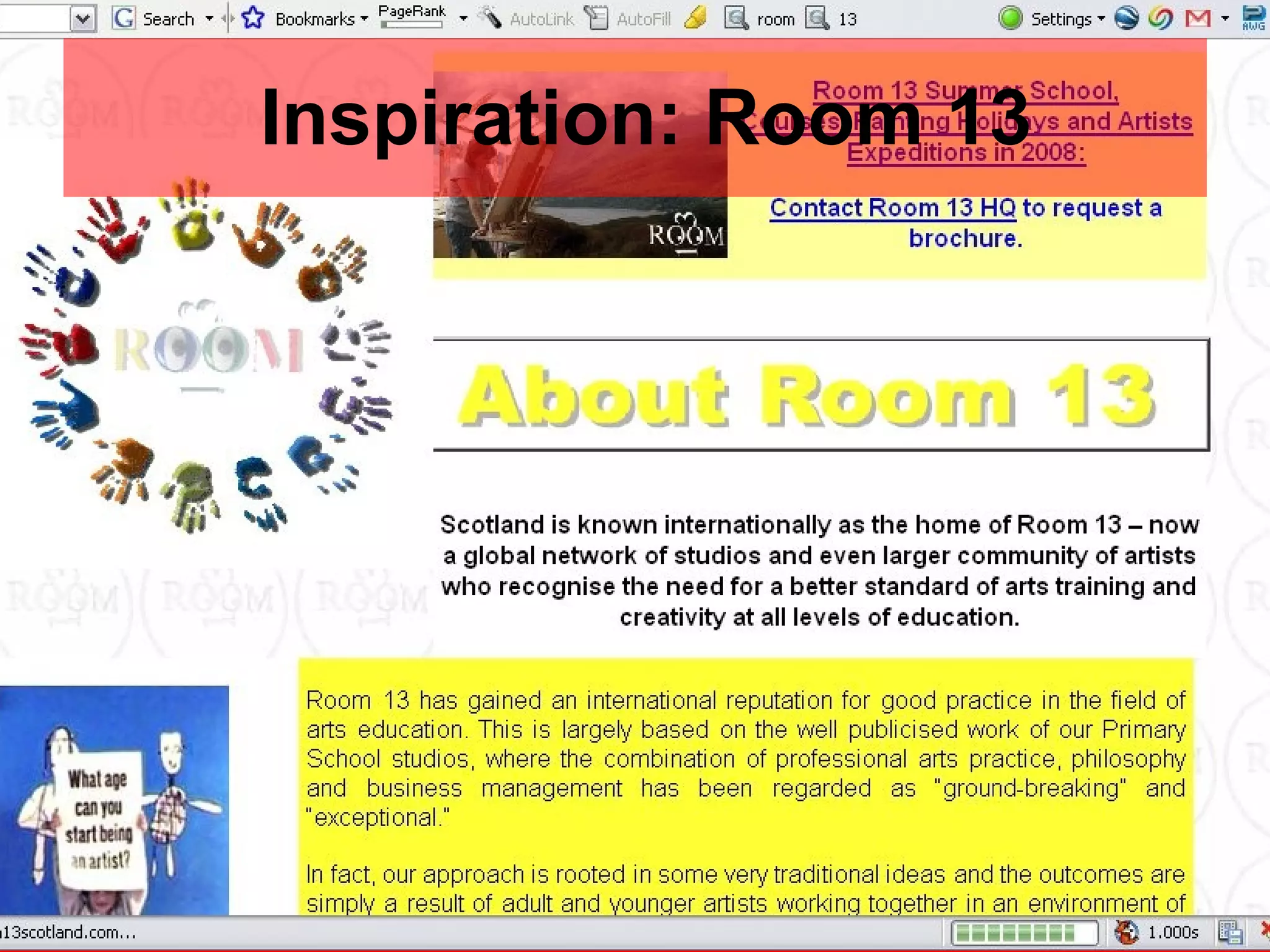 Inspiration: Room 13 