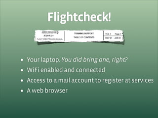 Get your hands dirty with Social Software