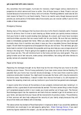 get acquainted with some reasons
Any calamities that will happen, hurricane for instance, might trigger serious destructio...