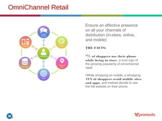 OmniChannel Retail 
Ensure an effective presence 
on all your channels of 
distribution (in-store, online, 
and mobile) 
T...