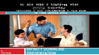 Infinity Downline Presentation Do You WANT A Business With 100% Profit?  IMPORTANT - This Presentation Is Best Seen In Full Screen Mode By  Think Wealth 