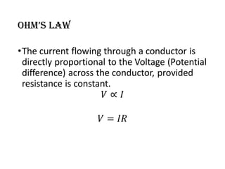 Ohm’s Law
 