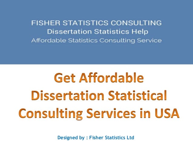 dissertation statistical services usa