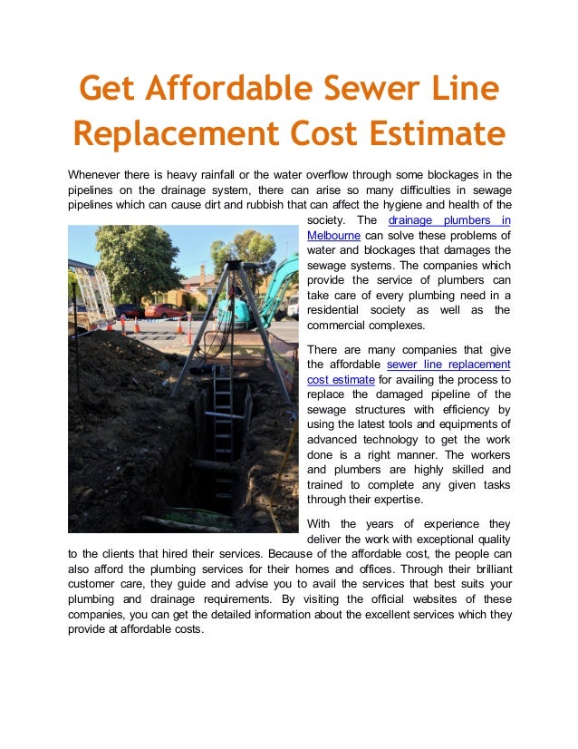 Get Affordable Sewer Line Replacement Cost Estimate get-affordable-sewer-line-replacement-cost-estimate