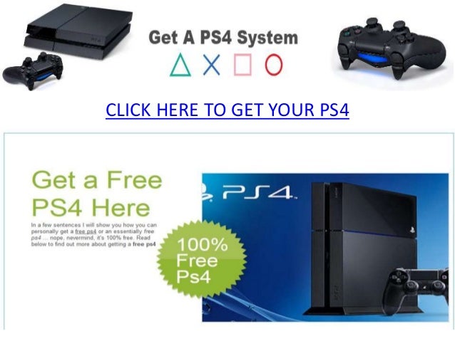 ps4 for free console