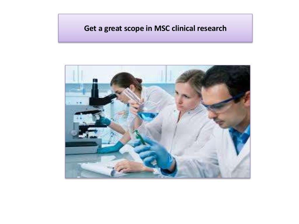 msc medical research methodology