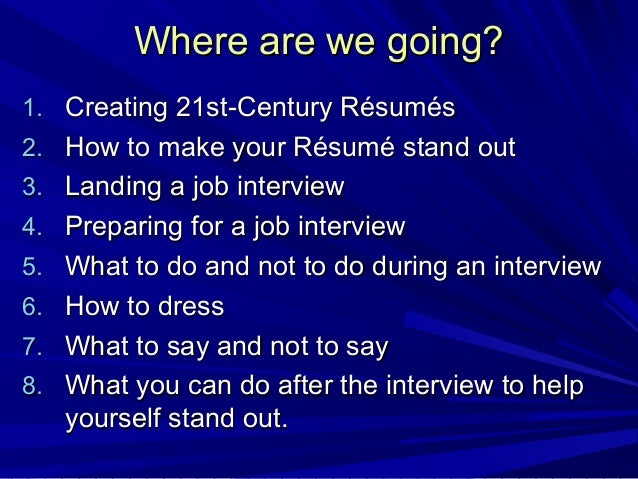 what to do after the interview