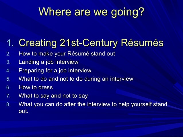 what to do after the interview