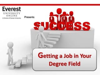 Presents: Getting a Job in Your Degree Field 