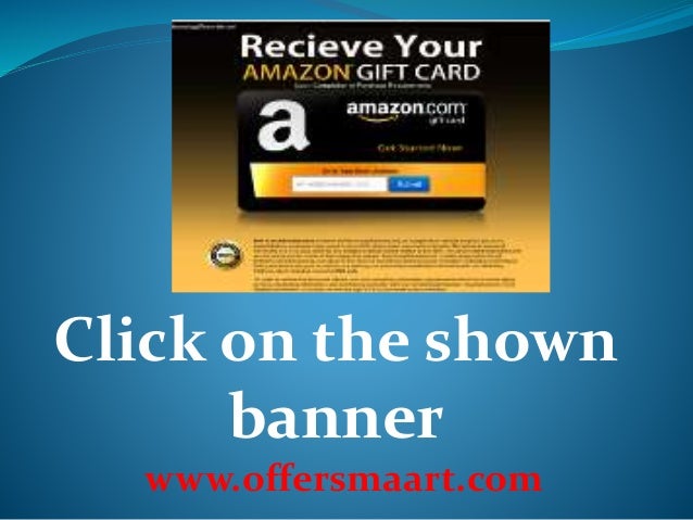 Get amazon gift card