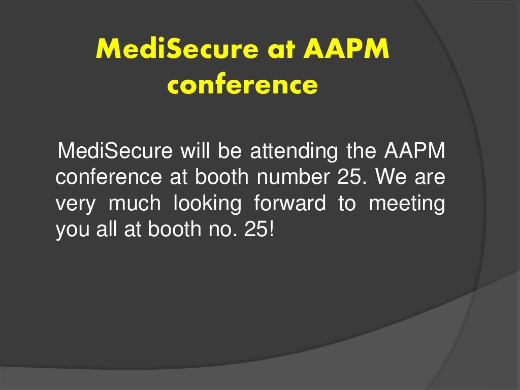 Get an AAPM Conference Reminder