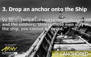 3. Drop an anchor onto the Ship
 