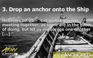 3. Drop an anchor onto the Ship
 