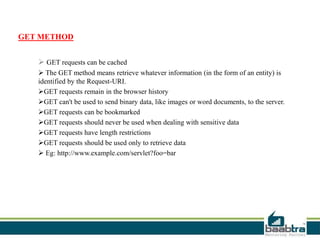 Get and post methods | PPTX | Internet for Beginners | Internet image.