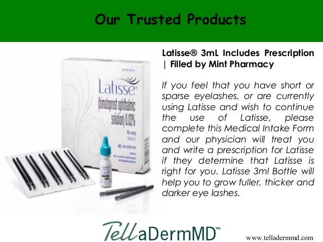Do you need a prescription for latisse image
