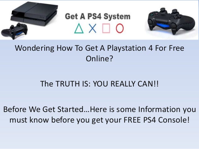 playstation 4 free to play game