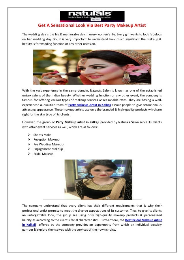 Get A Sensational Look Via Best Party Makeup Artist