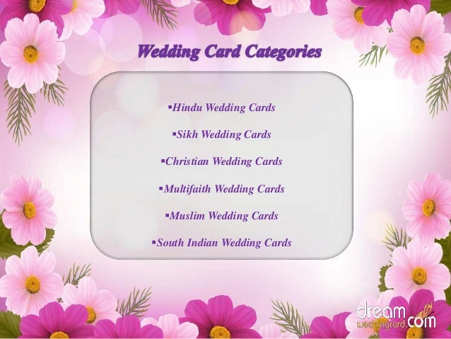 wedding card samples