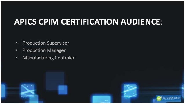 CPIM-8.0 Online Praxisprüfung