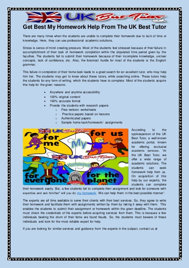 Can somebody do my homework uk