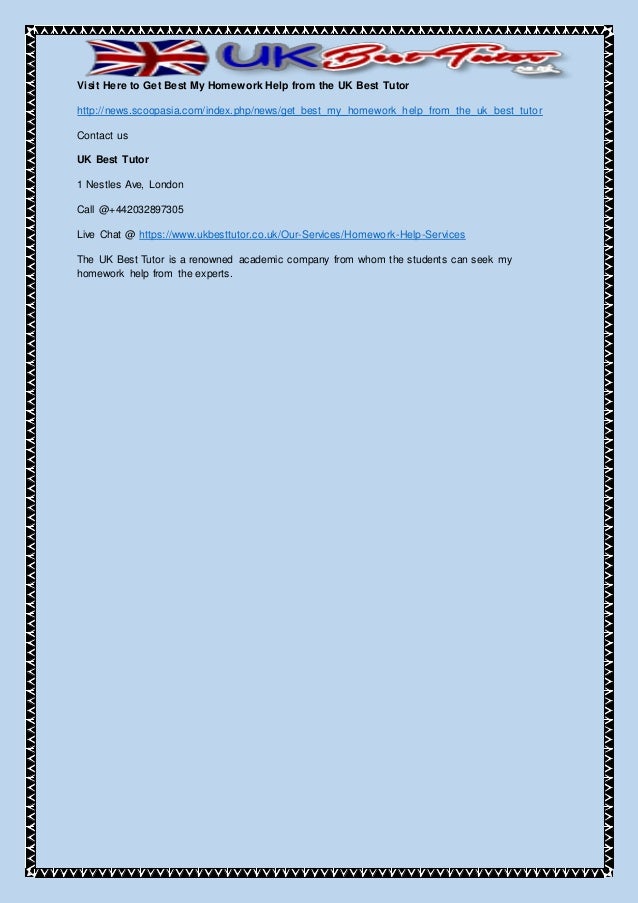 Live homework help chat uk