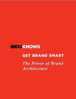 GET BRAND SMART
The Power of Brand
Architecture
	
	
 